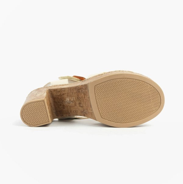 Rieker 66876-60 Womens Sandals - Beige