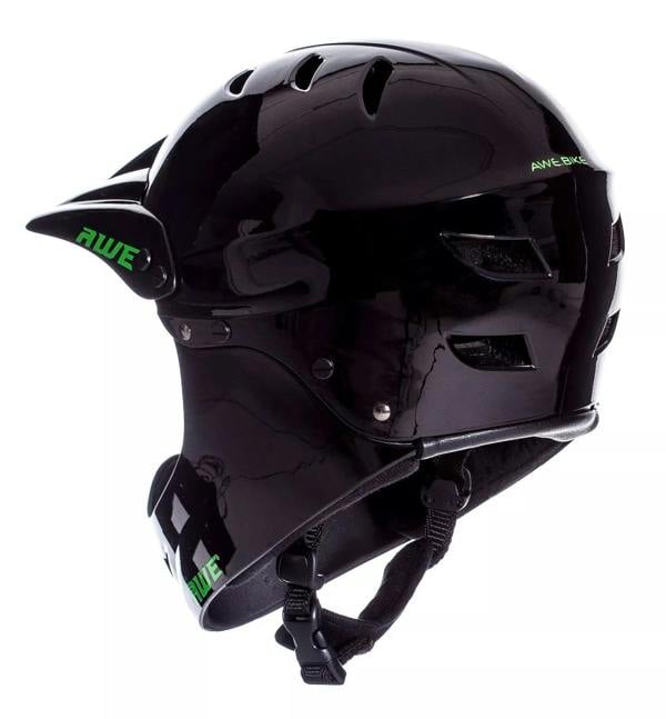 AweBlaze 16+/Adult Full Face BMX Bike Helmet Medium 55-58cm Black