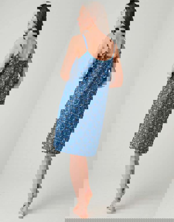 British Boxers Women's Crisp Cotton Strappy Nightdress – Marrakesh Paisley