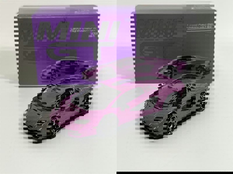 Mini GT Lamborghini Countach LPI 800 4 Viola 30th LHD 1:64 Mini GT MGT00865L