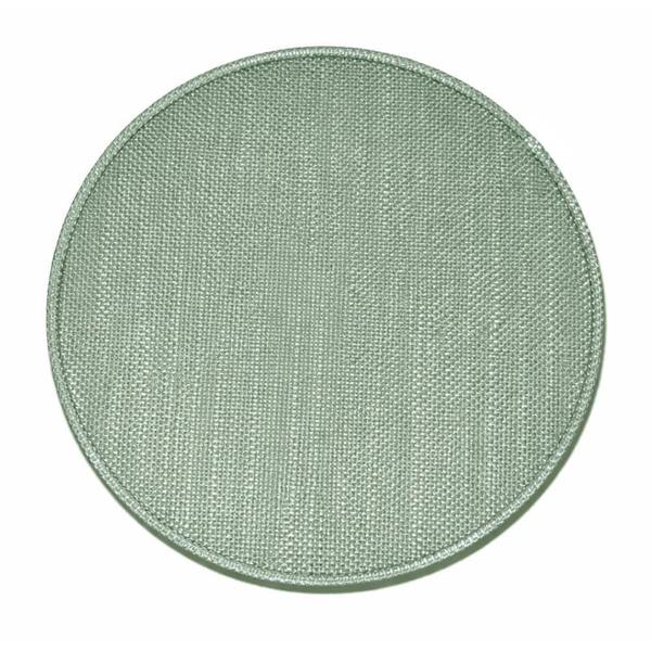 Desert Sage Green Textured Linen Pendant Lighting Shade with Diffuser Image 5