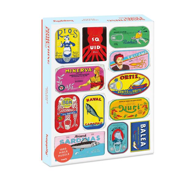 Happily Puzzles Food & Drink Bundle - 3 x 1,000 Piece Jigsaw Puzzles