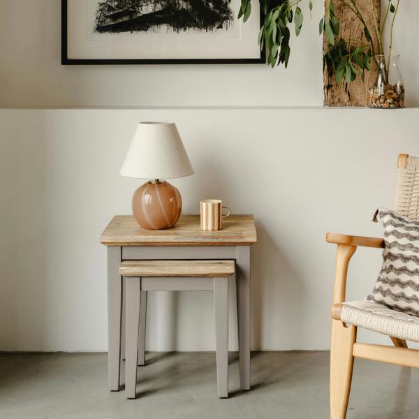 Statement Furniture Florence Nest of Tables 2 Side Lamp Tables