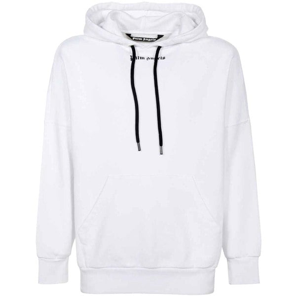 Palm Angels Classic Logo Oversized Hoodie - White