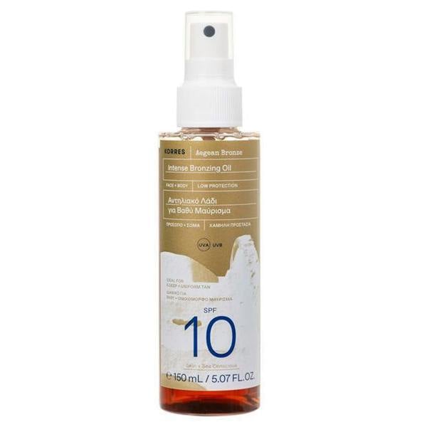 KORRES Sun Care Aegean Bronze Intense Bronzing Oil Face + Body SPF10 150ml