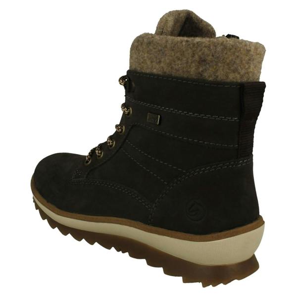 Remonte Ladies Remonte Cuff Detailed Warm Lined Ankle Boots R8477