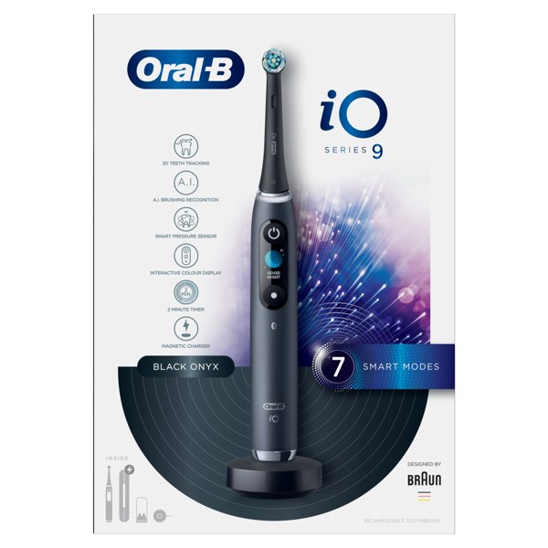 Oral-B iO 9 Electric Toothbrush Designed By Braun - Black