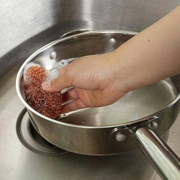 Leecroft Copper Plated Scourer Standard - One Colour - 