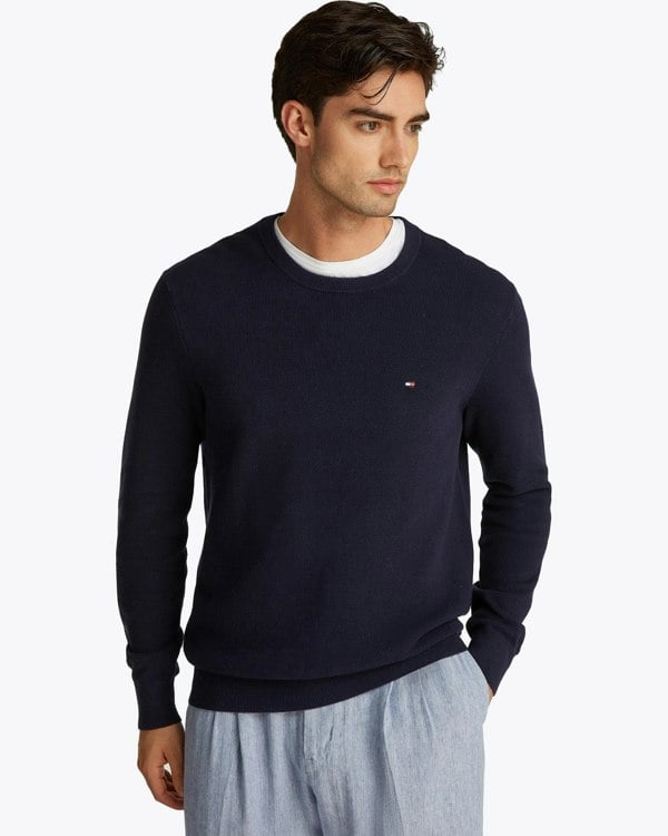 Tommy Hilfiger Essential Structure Crew Neck Mens Sweatshirt