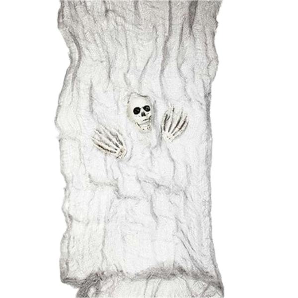Garden Greatness Halloween Creepy Cloth Skull Decoration
