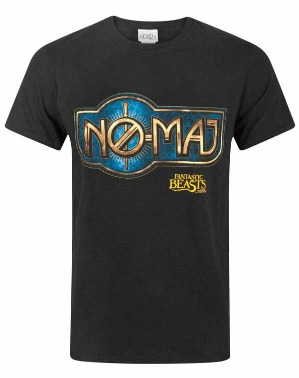 Fantastic Beasts And Where To Find Them Mens Black Logo Short Sleeved T-Shirt