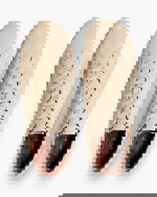 Tommy Hilfiger Park Premium Suede Mens Trainers - Sandalwood