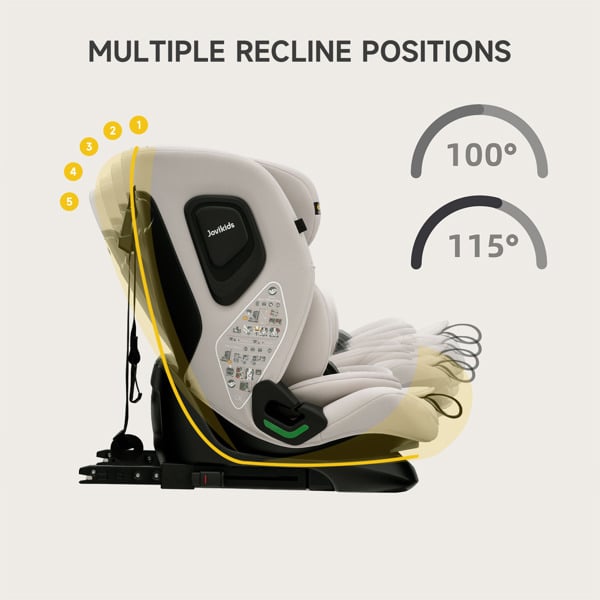 JoviKids Cici TT Car Seat - Milkstone