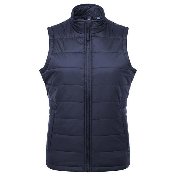 Premier Womens/Ladies Recyclight Padded Gilet - Navy