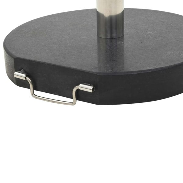 Berkfield Parasol Base Granite 28.5 kg Round Black