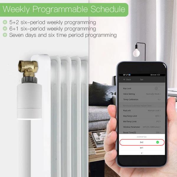 ENER-J Smart WiFi Thermostat Radiator Controller Thermoregulator Integrated With Boiler