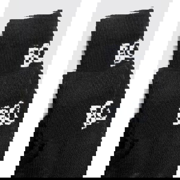 BOSS Orange AS Sport 2 Pack Mens Trainer Socks NOS - Black 001