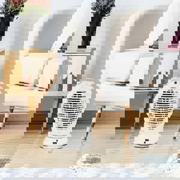 Igenix IGHF03051W Oscillating Fan Heater, 2 Heat Settings, 2000W, White