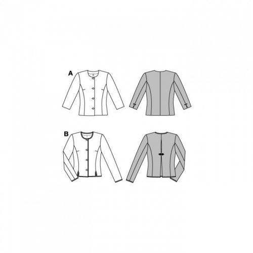 Burda Sewing Pattern 8949 Jackets For Women, Sizes: 8-20 - Easy