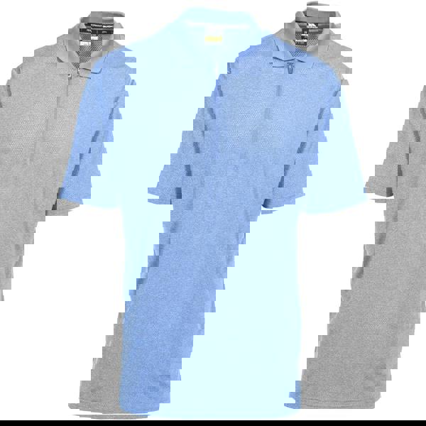 Trespass Mens Maraba Active Polo Shirt - Blue Marl - 