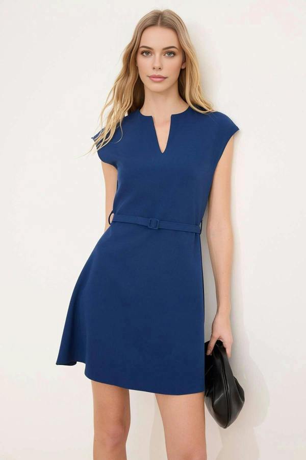 WOVCOR Mini Stretchy Woven Dress