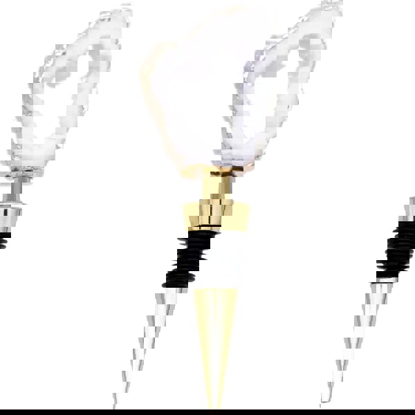 Maison des Cadeaux White Agate Stone Wine Bottle Stopper