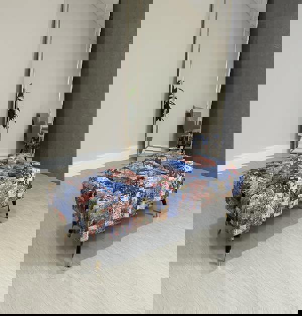 Demask multicolour Footstool | multicolour Bench | Demask Bench coffee table - ISTOOLS