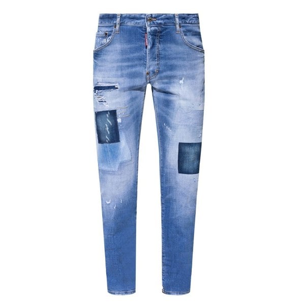 DSQUARED2 S74LB0975 S30664 SKATER JEAN 470 NAVY BLUE JEANS Mens 46