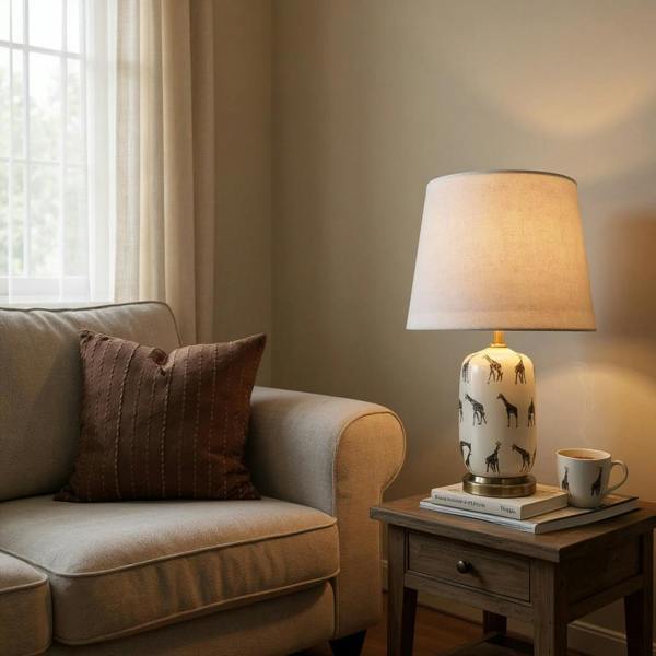 41CM LAMP AND SHADE