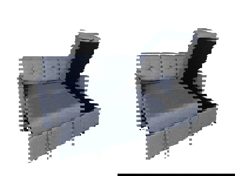 DS Living The Savona 3 Seater Storage Sofa in Grey or Silver