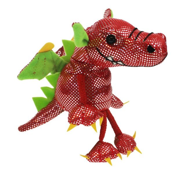 The Puppet Company Dragon - Red - Finger Puppets