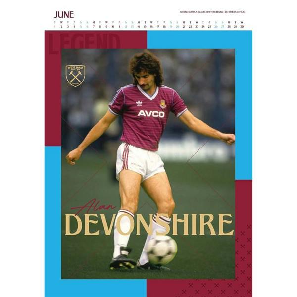 Grange Communications Ltd West Ham United FC Collector's Edition A3 Calendar 2027, Wall Calendars, Month To View, Sports, Gift