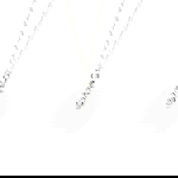 Say It With Dainty Block Initial Necklace - Sterling Silver