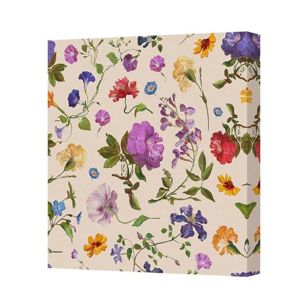 Benjamin Tate Design Floral Canvas Art Print Gallery Wrapped With Deep Wooden Frame UK Handmade