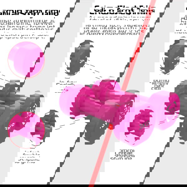 Body Revolution 2 x 3KG Neoprene dumbbells
