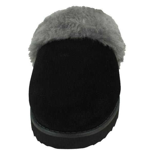 Spot On Ladies Spot On Suede Mule Slippers  X2125