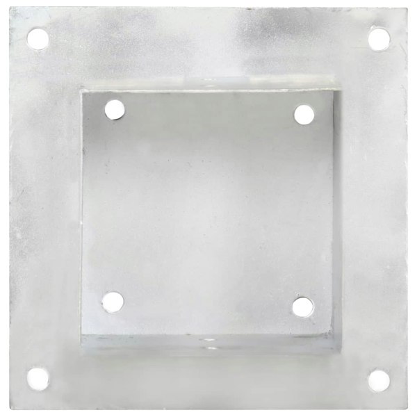 Berkfield Post Anchors 4 pcs Galvanised Metal 141 mm