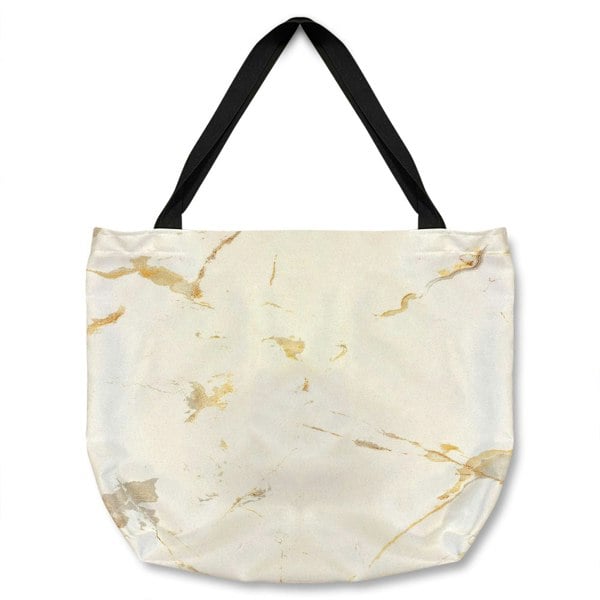 Benjamin Tate Design Gold Marble Tote bag
