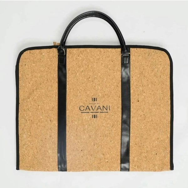 House Of Cavani Cork Leather Foldable Suit Bag