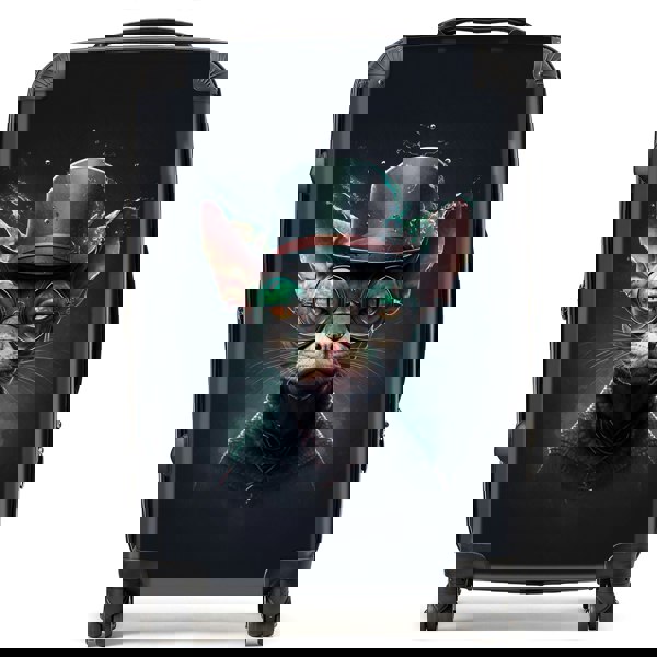 Warren Reed Sphynx Cat With Glases Splashart Suitcase