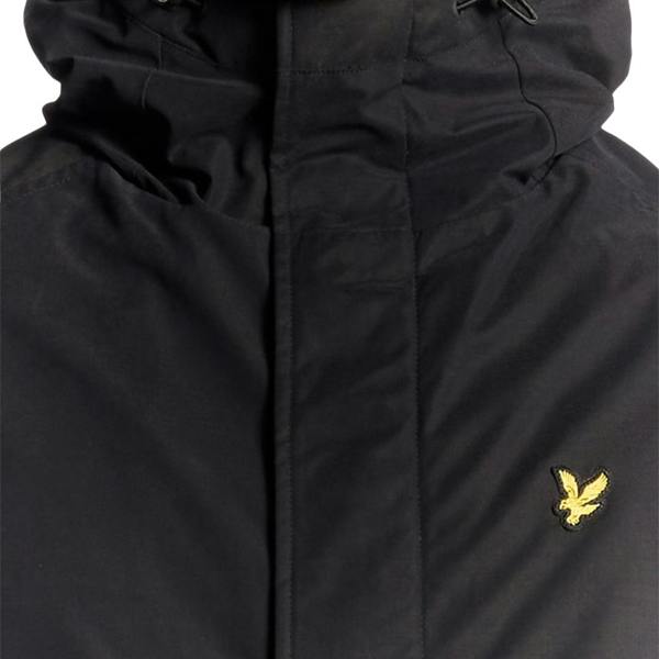 Lyle & Scott Jet Black Membrane Parka XS