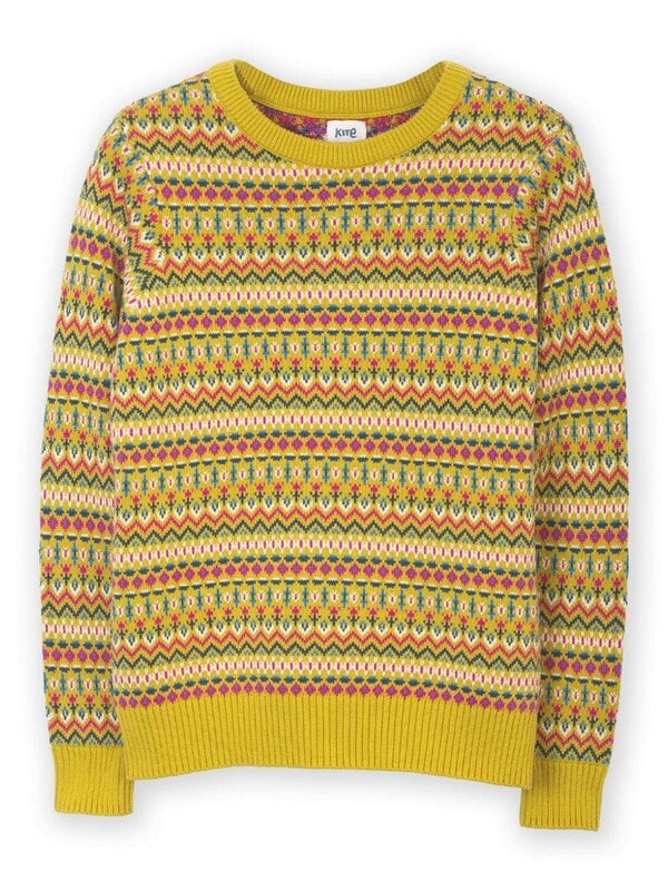 Kite Womens Organic Fair Isle Puncknowle Knit Jumper