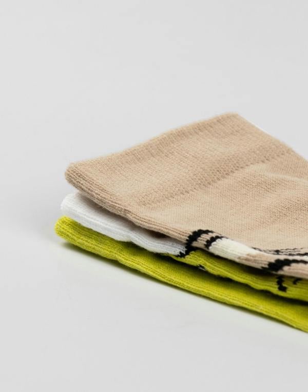 Shrek Unisex Multicoloured Multi Character Calf Socks Set of 3