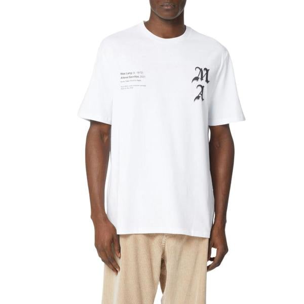 Amiri Wes Lang Checker Skull Tee White