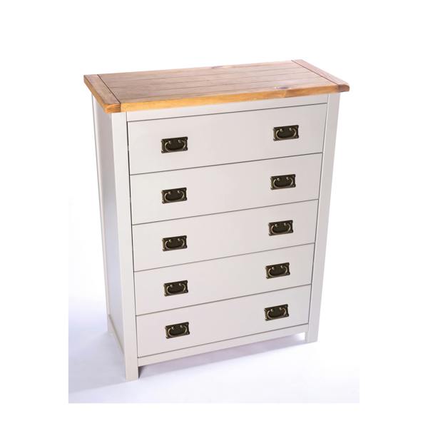 Cabinet Bits Argenta 5 Drawer Chest of Drawers Bras Drop Handle