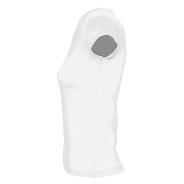 SOLs Womens/Ladies Moon V Neck Short Sleeve T-Shirt - White