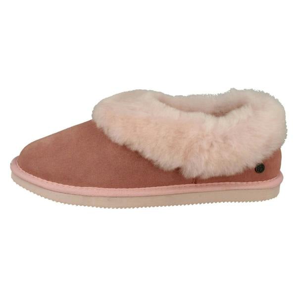 Padders Ladies Padders Fur Trim Slippers Cuddle