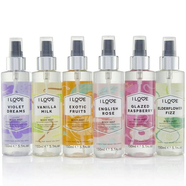 I LOVE Vanilla Milk Body Mist, 150ml
