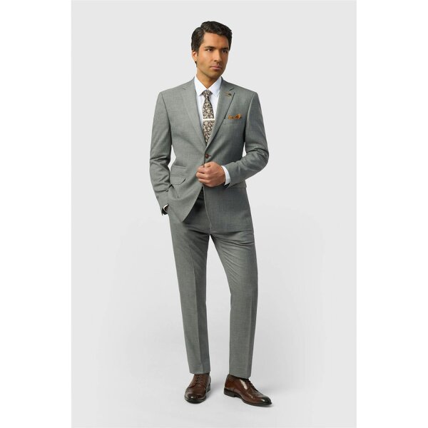 Antique Rogue Regular Fit Blake Grey Texture Jacket