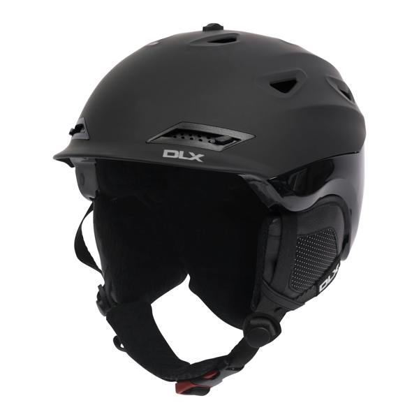 Trespass Adults Renko DLX Ski Helmet - Black/Black - 